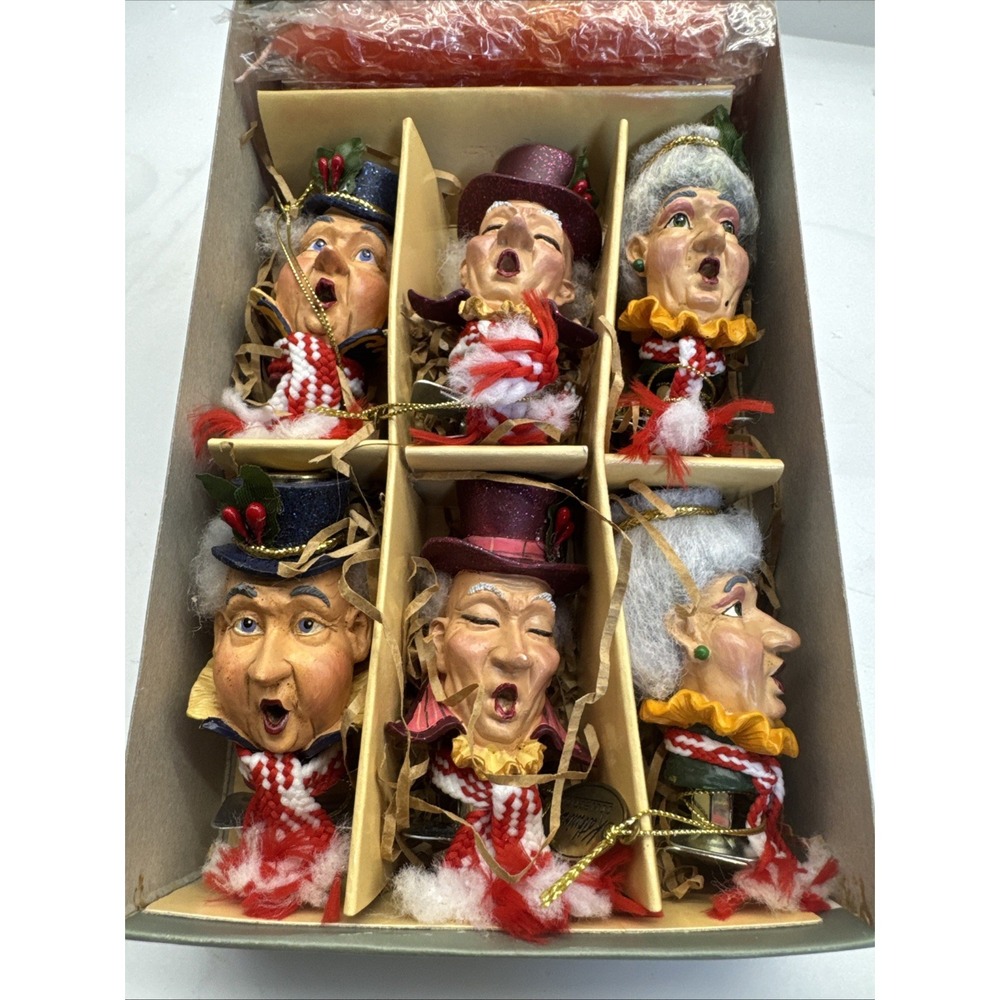VTG R.S Krause‎ &Co Collections 6 Candle Holder Wood Christmas.